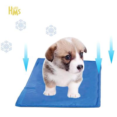 China HMS 40*50cm Large Breathable Gel Cool Pet Ice Mat For Dogs for sale