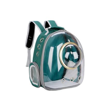 China Wholesale Custom Outdoor Breathable HMS Radiation Oxford Pet Travel Breathable Dog Carry Bag Cat Backpack Folding Bubble for sale