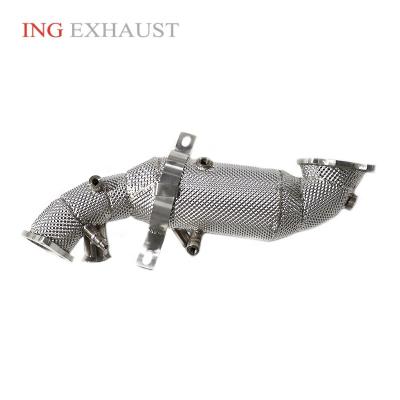 China ING Automotive Exhaust System With Heat Shield For Alpha Romeo Giulia 2.0T Downpipe 2015+ OPF Without Downpipe High Performance Exhaust Catalytic Downpipe for sale