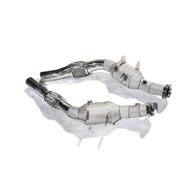 China ING Automotive Exhaust System For Benz S320 S350 S400 S450 S500 2013+ 3.0T W222 AMG Stainless Steel Without Catalytic Downpipe Exhaust for sale