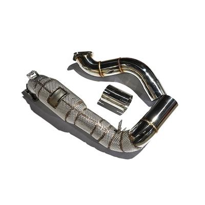 China ING Automotive Exhaust System For A250 2013+ 1.6T 2.0T W176 A180 A200 A250 A260 Stainless Steel Without Catalytic Downpipe for sale