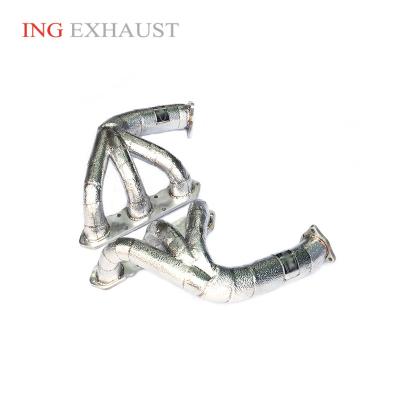 China Automotive Exhaust System ING Stainless Steel Without Catalytic Downpipe Manifold For Porsche 911 Manifold 996 for sale