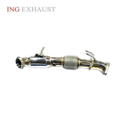 China ING Device Automotive Factory Direct Sales For Ford 2012+ 2.0T 2.3T Focus ST Stainless Steel Without Downpipe Reset Catalytic Event for sale