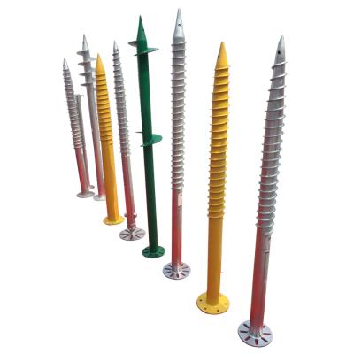 China High Quality Stainless Steel Ground Screw Helical Pile Galvanized Screw Piles For Building Rack Block for sale