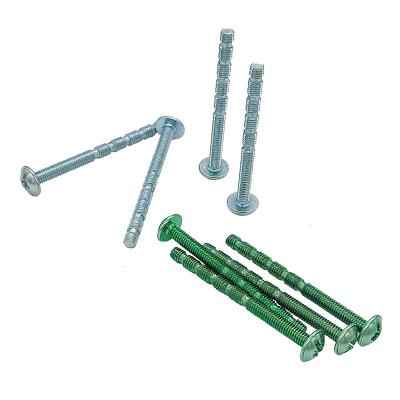 China Cheese Grade 4.8 Bamboo Shaped Head Truss Iron And Steel Pinch Bolts Screws For Door Handle for sale