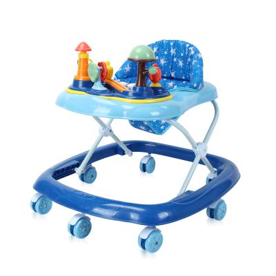 China 2021 new model pp baby single plastic multifunctional musical walker for sale