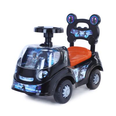 China Wrong Wholesale Deluxe Kid Walkers BB Horn Steering Wheel Style Ride On Car Push Handle for sale