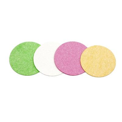 China Sustainable Natural Material Compressed Cellulose Sponge Makeup Facial Sponge for sale