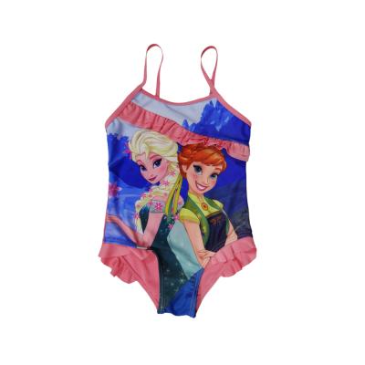 China 2018 New Baby Children's Anti-UV Anti-UV Swimwear One-Piece Cartoon Printed Cute Swimwear Children Beach Wear for sale