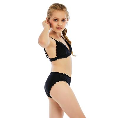 China White Youth Style Kids Girls Fashionable Breathable Swimsuit Girls Shaping Sleeveless Swimwear for sale