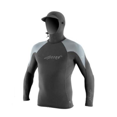 China UPF 50 and UPF 50 quick dry and lycra quick dry customized surfing rashguard with hat men SPF 50 hoodie tee shirt rashie swimwear No.W266 for sale