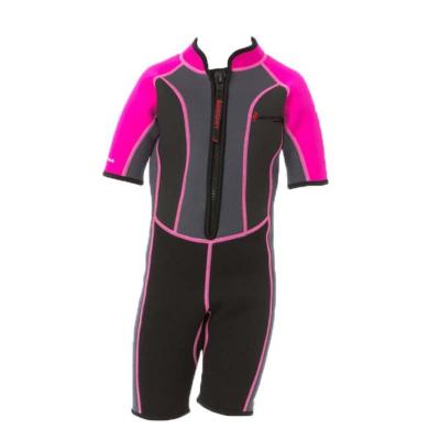 China Small Neoprene Child One Piece Antibacterial Antibacterial Swimsuit 2mm Thermal Warm Wetsuit For Bathing for sale