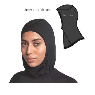 China Sports Anti-UV Anti-UV controlling pro sports Muslim Islamic hijab cover hat GIRL women student hijab main activity for sale