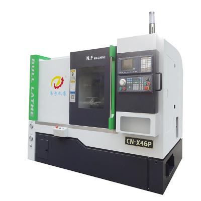 China Building Material Shops Chinese CN-X46P 420mm Bench Lathes Metal Cnc Machine Turning Lathe for sale