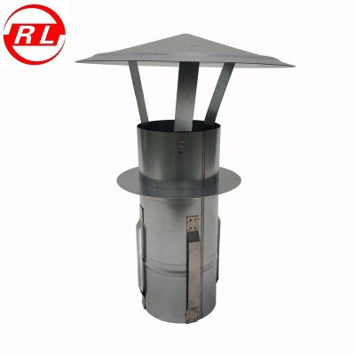 China Modern Stainless Steel Flue Kits , Chimney Slung Rain Cap for sale