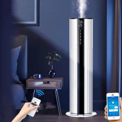 China New Wifi 8L Big Large Hotel RUNAL Floor Standing Ultrasonic Air Humidifiers Digital Humidifiers UV Cool Mist Home Umidificador for sale