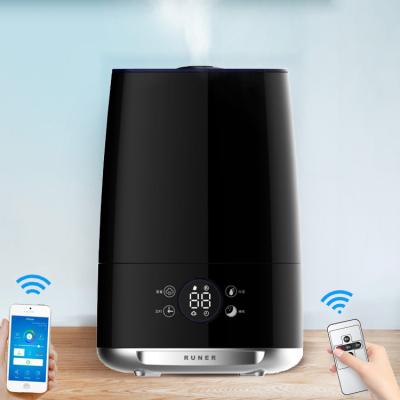 China RUNAL WiFi Digital Control H2o Aroma Remote Control Top Filling Diffuser Umidificador Cool Mist Humificadores Ultrasonic Home Air Humidifiers for sale