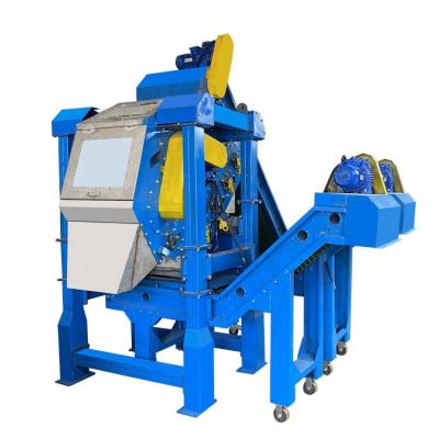 China Dry plant millstone ash purification equipment seren roller magnetic separator permanent magnet separator for sale