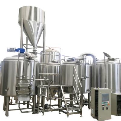 China 500L Brew Beer Steam Heating Craft Beer Brewery Equipment Two Vessels Brewery Beer Fermentation Brewing Equipment for sale