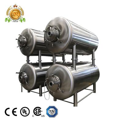 China Brewpub Beer Tank Horizontal Bright Stainless Steel BBT Beer Serving Storage Tank for sale