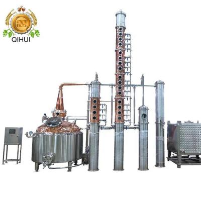 China High efficiency distillery machine brewing vodka gin rum whiskey brandy liquor for sale