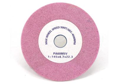 China Pink Aluminum Oxide Bonded Abrasives , Chain Saw Use 5 - 3/4