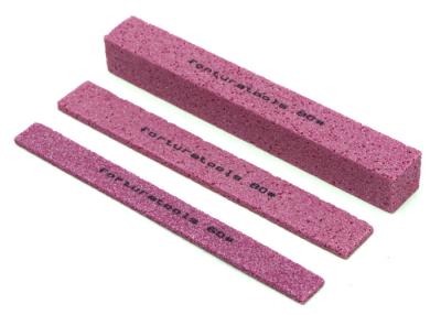 China Pink Aluminum Oxide Abrasive Sharpening Stones , Square / Rectangle Honing Stick for sale