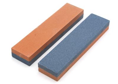 China Double Side Combinded Abrasive Sharpening Stones , Grit Corundom Sharpening Stone Block for sale