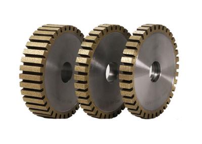 China CNC Full Segmented Glass Grinding Wheels Metal Bonded Plain Shape Type for sale