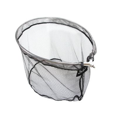 China Blue rubber coatting net of landing fish landing net carp landing net fishing tools small fishing landing net rubber head for sale