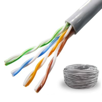 China Cat5e U/UTP Network Cable 305M 24AWG 0.43mm Since Passed Fluke Copper Test Channel 100M Perm. UTP Lan Cable IP Camera POE Cat5e UTP 043Because Link Cable for sale