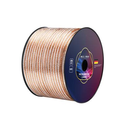 China Al Foil Shielded Low Noise High-Fidelity Car Speaker Cable 2x150 Core 2x150 Core Copper Audio Audio Cable 100M Home Theater for sale