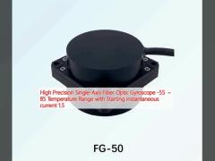 High Precision Single-Axis Fiber Optic Gyroscope -55 ～ 85 Temperature Range with Starting instantaneous current 1.5