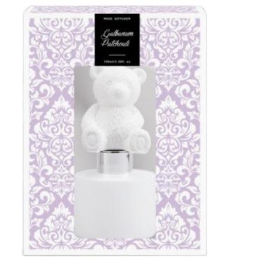 China Sustainable Gypsum Bear Shaped Aroma In Purple Box Diffuser for sale