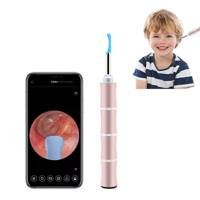 China 45mins Tuya App Mini Digital Otoscope Flashlight Earpick Ear Wax Remover Earwax Removal With Camera for sale