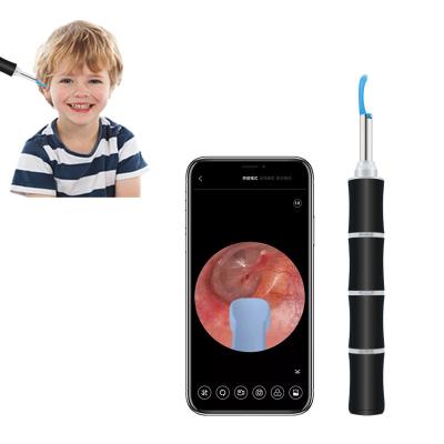 China Wireless 1080 Ear Otoscope Remover Baby Ear Cleaning 45 Minutes Hd Camera Ear Endoscope Usb Rechargaable Visual Earwax Remover for sale