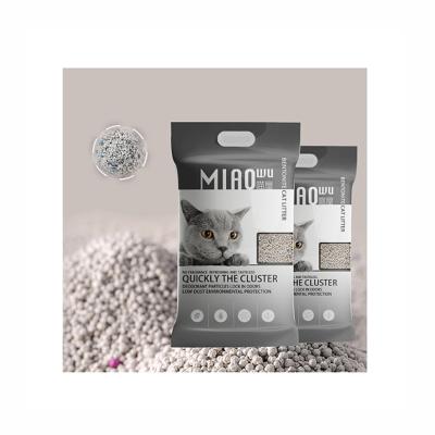 China High Quality Natural Organic Clumping Clay Bentonite Clay Ball Shape Cat Litter Mineral Bentonite Cats Litter Premium for sale