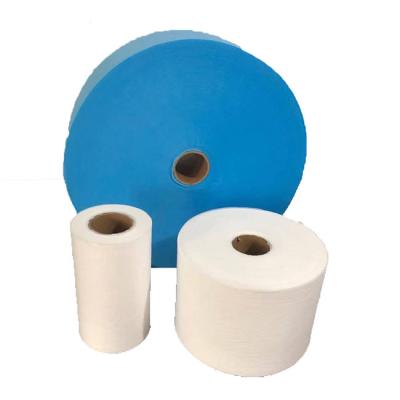 China Raincoat Made Of China Blue Fusible Custom 100% Nonwoven Polypropylene Fabric Rolls for sale