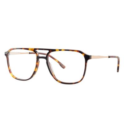 China Optical Sights 2756 Leopard Print Deckhands Optical Double Glass Frames for sale