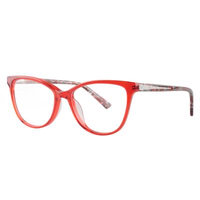 China Optical Frames 2644 Fashion Women Acetate Optical Glasses Frames for sale