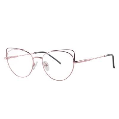 China Optical Frames 97105 Fashion Eyewear Cat Eye Women Optical Glass Frame for sale