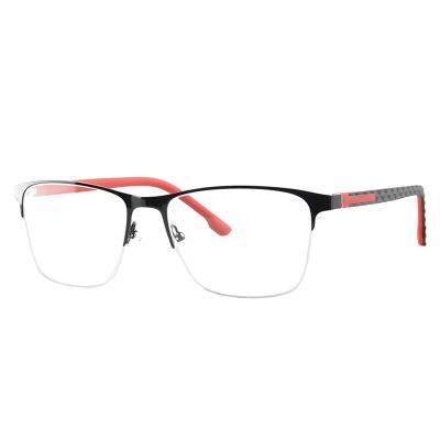 China HT24-71 Optical Frame Half Frame Men Optical Eye Glasses For Women for sale