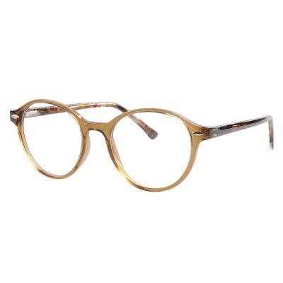 China Optical Frames 18011 CP Injection Round Frame Women Optical Glasses for sale