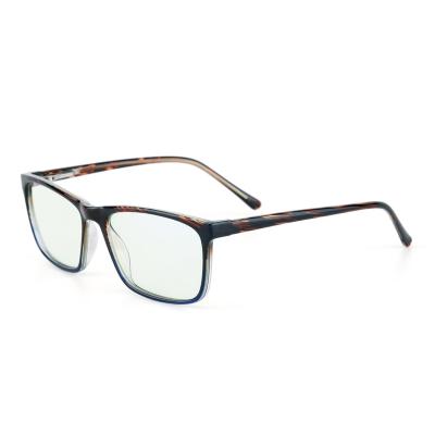 China 18026 glass rectangle cp unisex injection blue light blocking blue light blocking glasses for sale