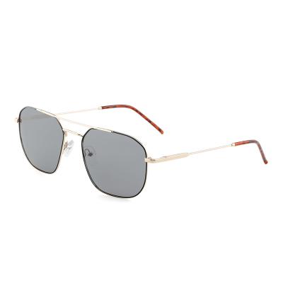 China Fashion Sunglasses 97102S Double Bridge Stainless Steel Fashion Men Sunglasses for sale