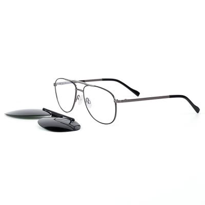 China Fashion Sunglasses S308 Luxury Private Label Magnetic Clip On Eyeglasses With Magnet for sale