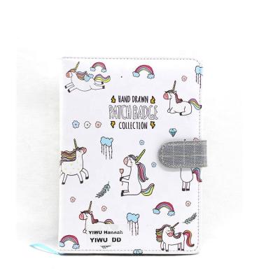 China New design school supplies 2021 cute unicorn kawaii fashion cartoon gift cover notebook for children for sale