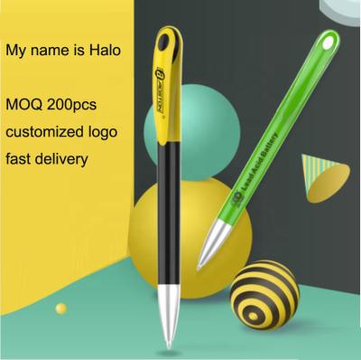 China Promotional Custom Pen New Tip Design Custom Logo Pen Custom Printed Plastic Cheap Ball Pen For Promotion for sale