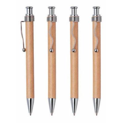 China Roll Promotional Custom Logo Pen Eco Friendly Recyclable Paper Pen for sale