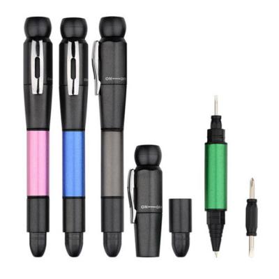 China Ball pen / led light wholesale custom logo high quality ball pen / nailcut / stylus making kits for sale